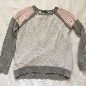 Vince Gray and Pink Sweater